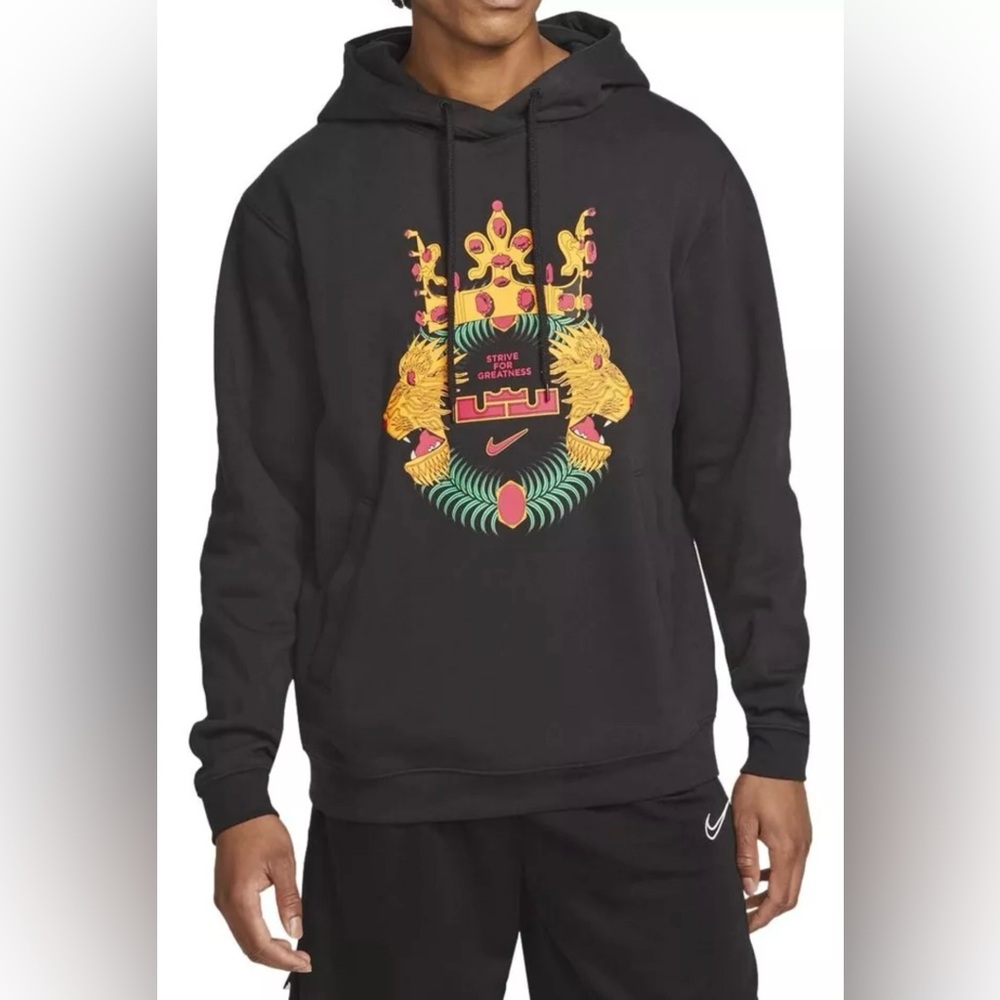 Lebron James Nike Crowned Lion Hoodie